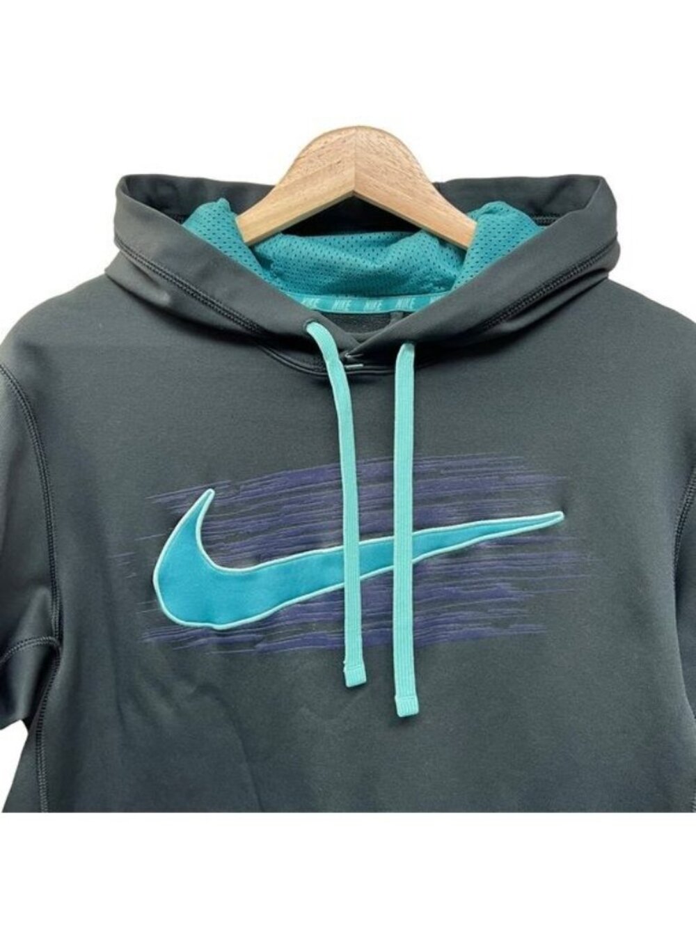 Nike Y2K Therma-Fit Teal Pullover Hoodie